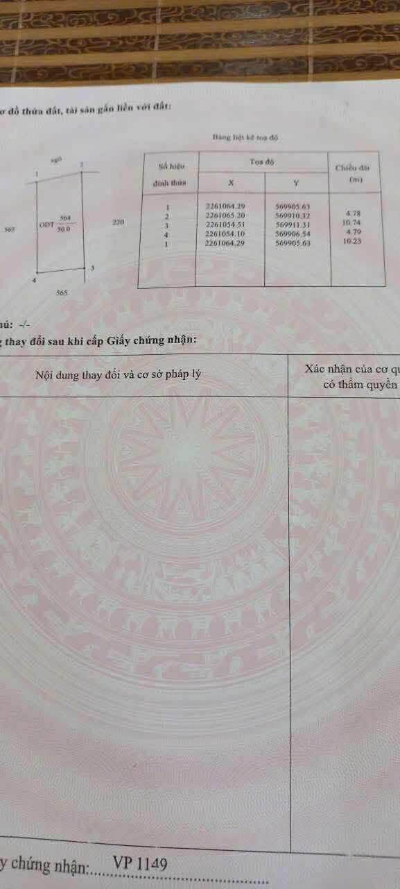 Đất nền Trần Thái Tông, Nam Định 50m² giá 1,45 tỷ - Cơ hội đầu tư hấp dẫn!
