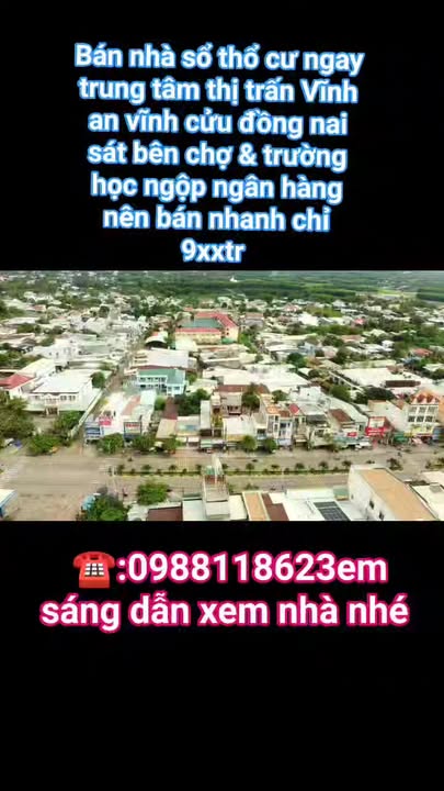 Đất thổ cư 111m² Vĩnh An, Vĩnh Cửu - Giá chỉ 900 triệu, tặng nhà cấp 4!