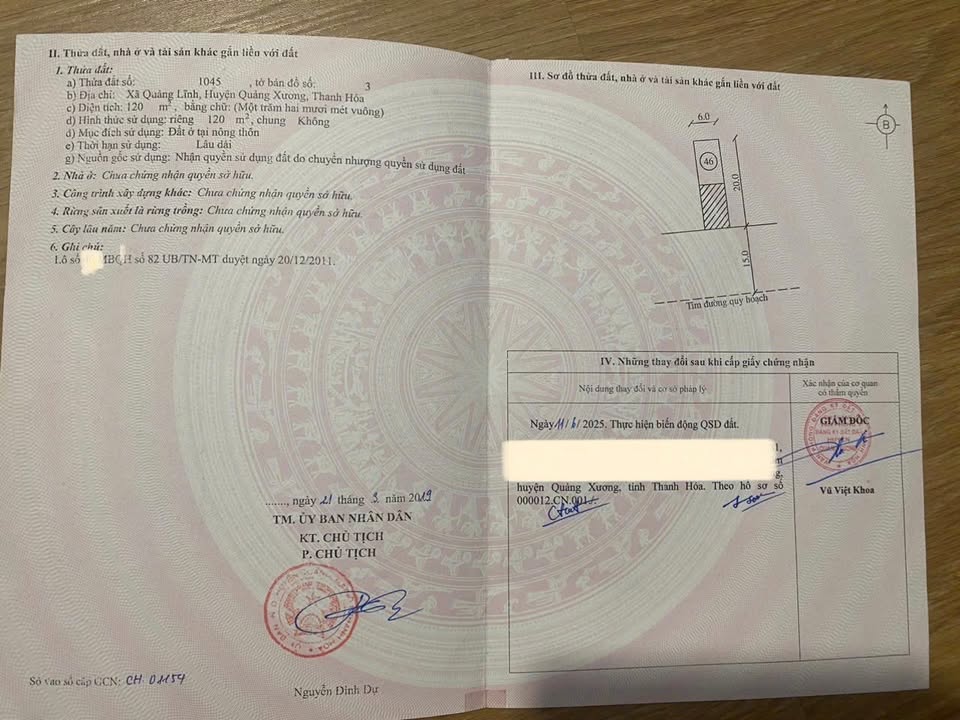 Đất nền Tiên Trang, Quảng Xương 120m² giá 816 triệu - Cơ hội đầu tư tuyệt vời!