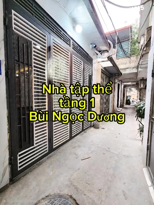 Tầng 1 Tập thể Bùi Ngọc Dương 20m² giá 4 tỷ - Kinh doanh ngay!