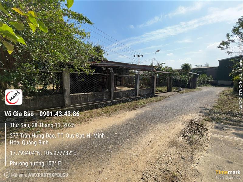 Đất tặng nhà cũ tại Quy Đạt, Minh Hóa 636m² - Cơ hội đầu tư hấp dẫn!