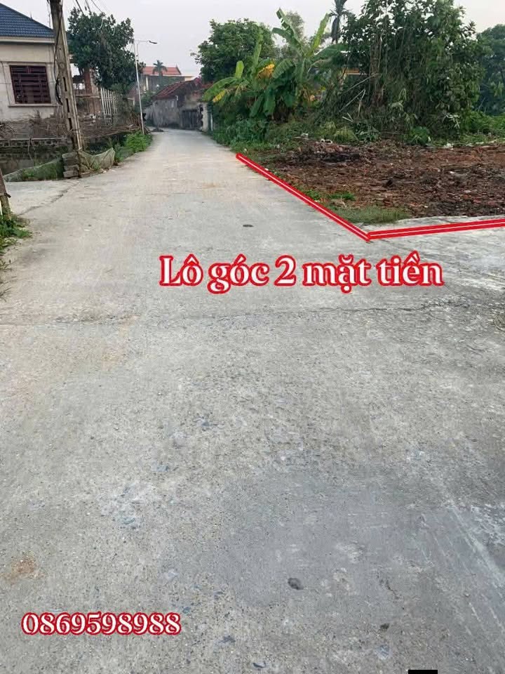 Đất nền An Nội, Bình Lục 78m² giá 600 triệu - Lô góc 2 mặt tiền, sổ đỏ chính chủ!