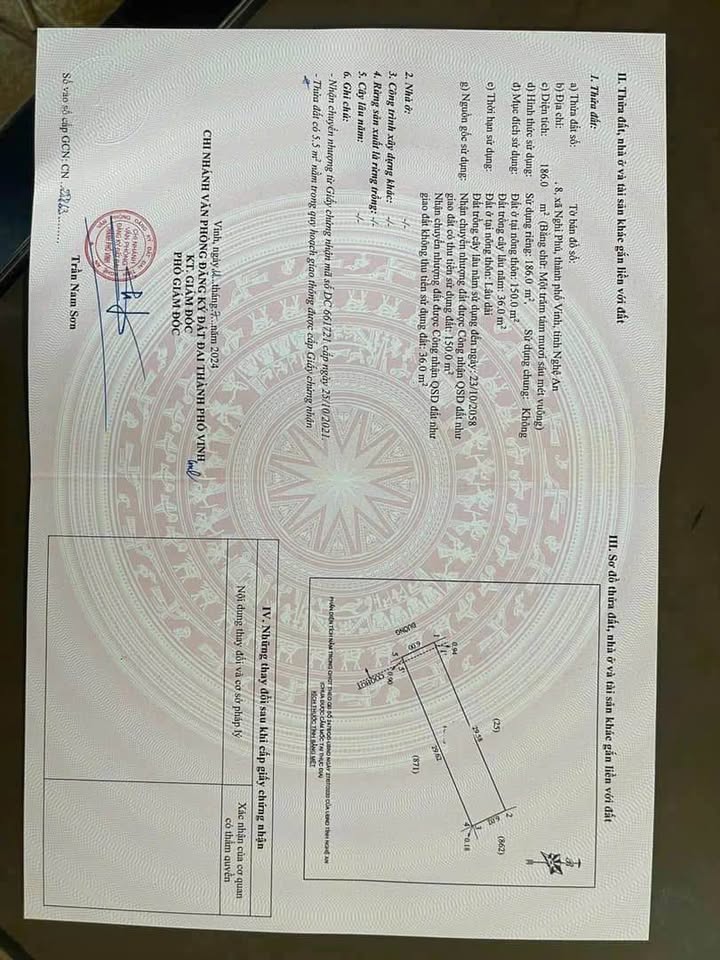 Mặt tiền đường Trần Đình Quán, Nghi Phú 186m² giá 5 tỷ - Đầu tư sinh lời tuyệt vời!