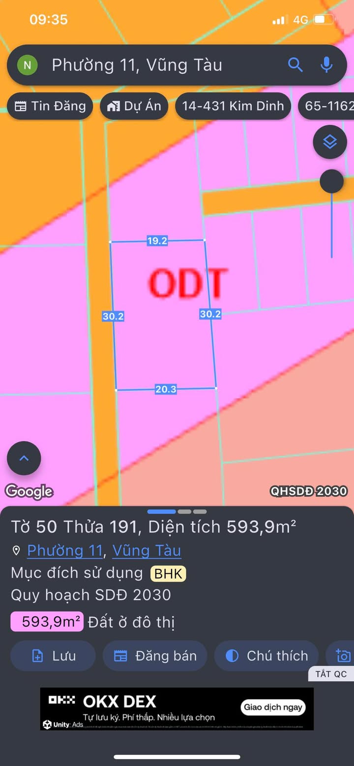 Đất nền 600m² hẻm Bắc Sơn, phường 11, Vũng Tàu - Giá chỉ 9 tỷ!