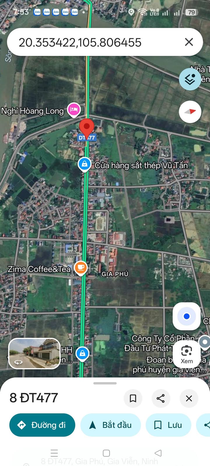 Đất mặt đường 477, phường Tây Hoa Lư, Ninh Bình 3775m² - Vị trí đắc địa cho đầu tư!