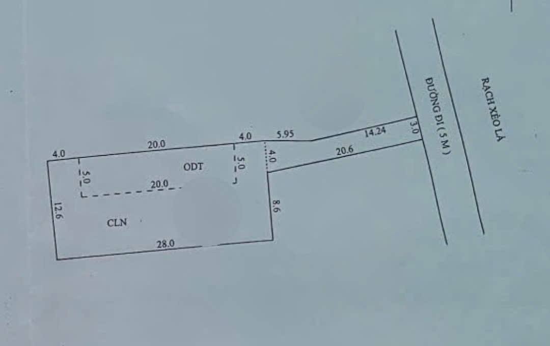 Đất mặt tiền Rạch Xẻo Lá, Cần Thơ 414m² giá chỉ 1.242 tỷ - Cơ hội đầu tư tuyệt vời!