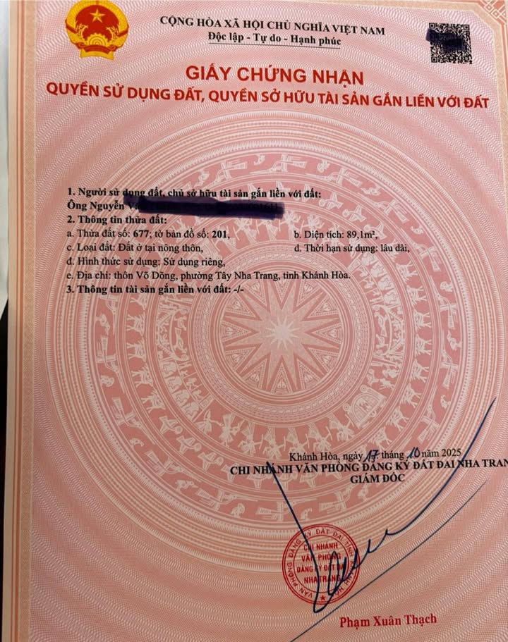 Nhà tại Võ Dõng, Vĩnh Trung, Nha Trang 89m² giá 1.85 tỷ - Bán gấp!