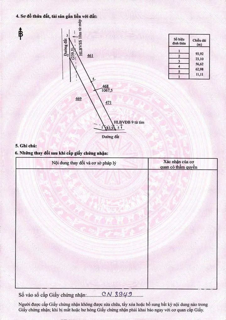 Đất sào Tân Lợi, Đồng Phú 1067m² giá 300 triệu - Tiềm năng kinh doanh lớn!