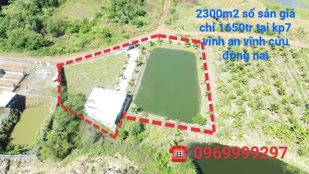 Nhà vườn nghỉ dưỡng tại KP7, Vĩnh An, 2300m² giá 1.6 tỷ - Không gian sống lý tưởng!