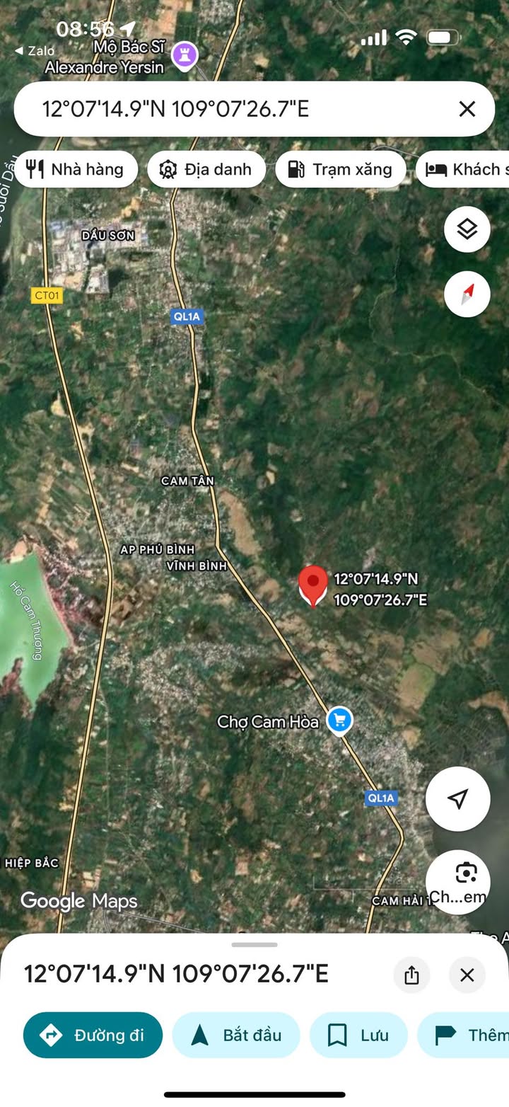 Đất cửu lợi Cam Hòa 4320m² giá thỏa thuận - Cơ hội đầu tư hấp dẫn!