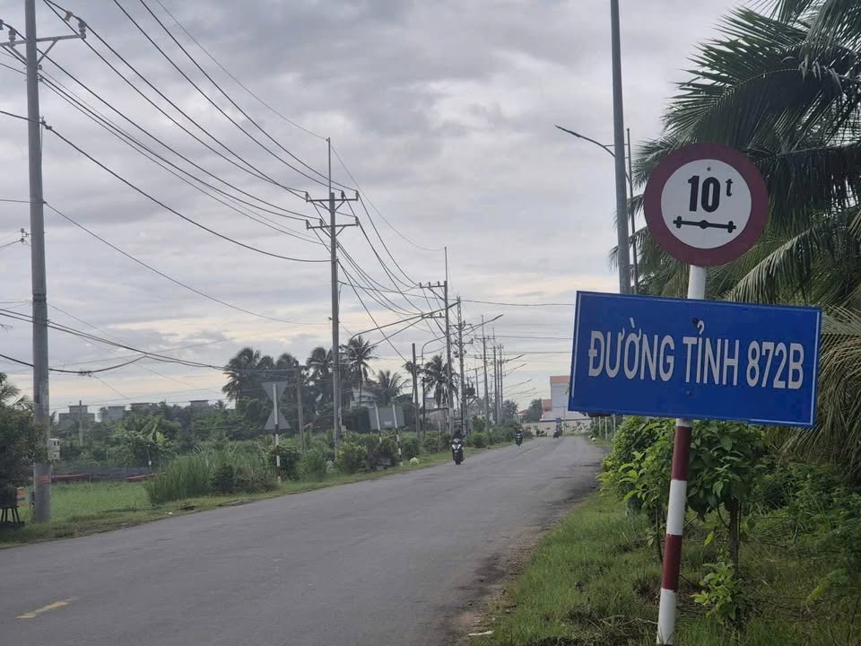 Đất thổ cư 180m² mặt tiền tỉnh lộ 872 - Giá chỉ 680 triệu
