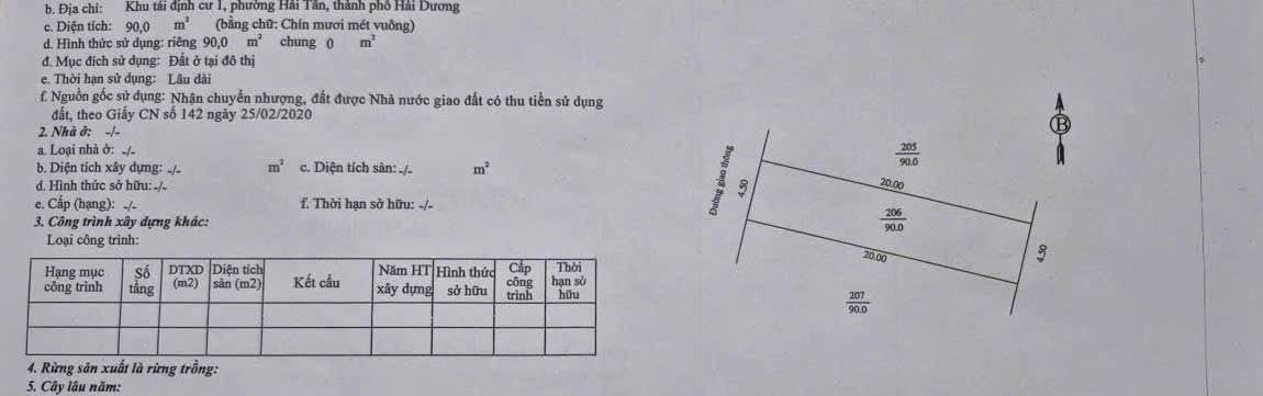 Đất nền Hải Tân 90m² giá 3.69 tỷ - Gần trường mầm non, view khu đô thị ECopark!