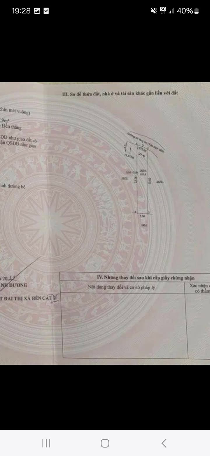 Đất nền Tân Định, Hòa Lợi, Bình Dương 160m² - Vị trí đẹp, giá đầu tư hấp dẫn!