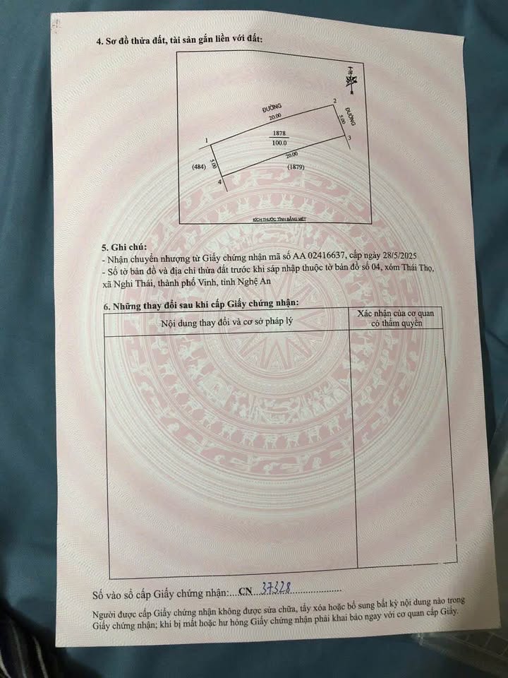 Đất nền góc đẹp Vinh 100m² giá 1.5 tỷ - Sổ hồng chính chủ, ô tô tránh nhau!