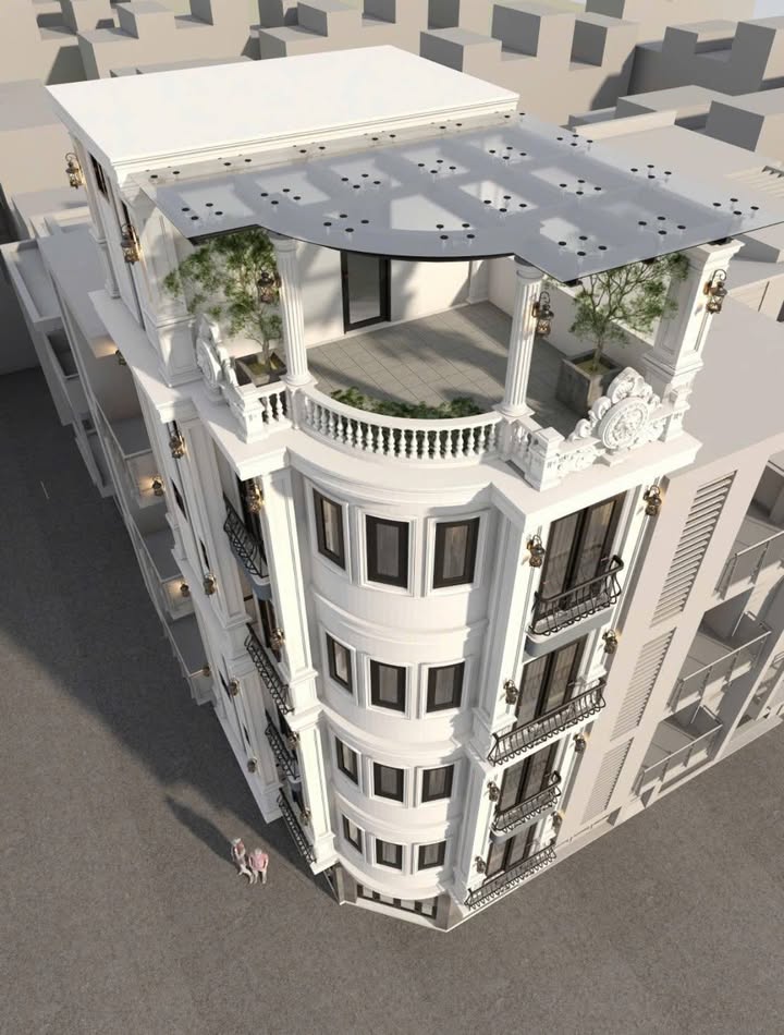 Nhà 6 tầng thang máy tại Di Trạch Hoài Đức 33.7m² - Thiết kế hiện đại, không quy hoạch!