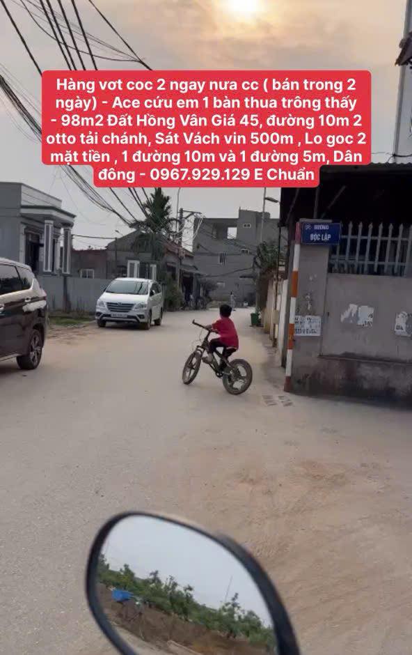 Đất Hồng Vân Thường Tín 98m² giá 45 tỷ - Đầu tư sinh lời ngay!