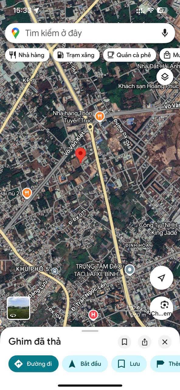 Đất thổ cư mặt tiền đường DX070 Định Hòa Thủ Dầu Một 1075m² - Giá chỉ 8 tỷ!