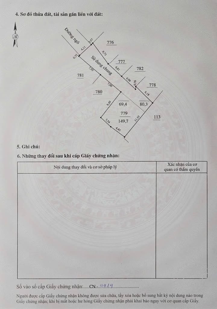 Đất thổ cư thôn Khòn Phổ, Mai Pha 69m² giá 1.3 tỷ - Ngõ xe ô tô tải vào được!