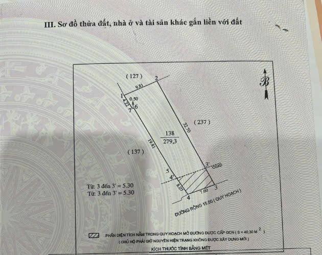 Đất mặt đường Bùi Dương Lịch, Phường Vinh Hưng 279m² - Giá chỉ 10 tỷ, kinh doanh tốt!