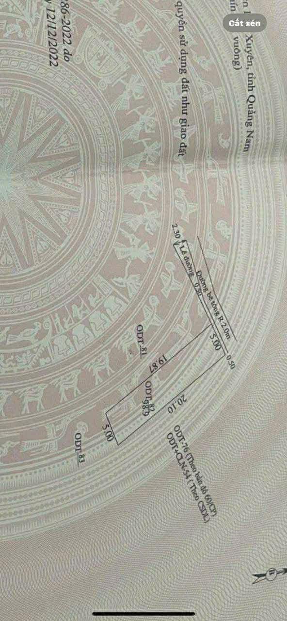 Đất nền Nam Phước 100m² giá 500 triệu - Cơ hội đầu tư tuyệt vời!