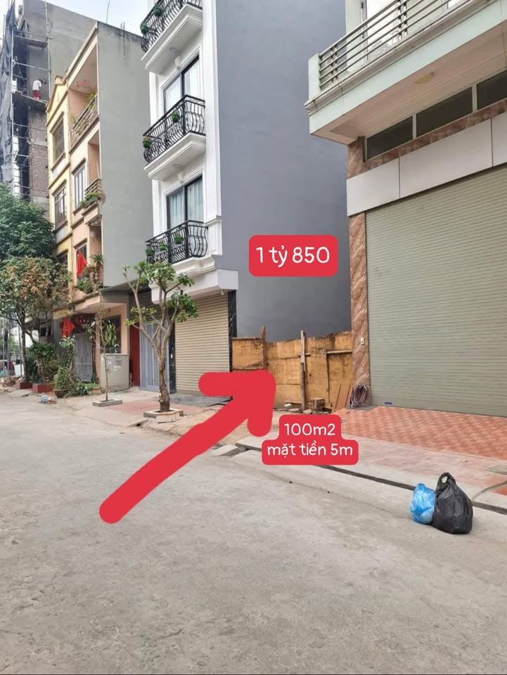 Đất liền kề Mỹ Đình 100m² giá 1.85 tỷ - Sổ đỏ chính chủ, đầu tư sinh lời!