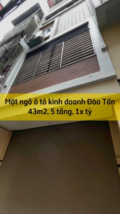 Nhà mặt ngõ ô tô Đào Tấn, Ba Đình 43m² giá 10 tỷ - Kinh doanh sầm uất, vị trí vàng!