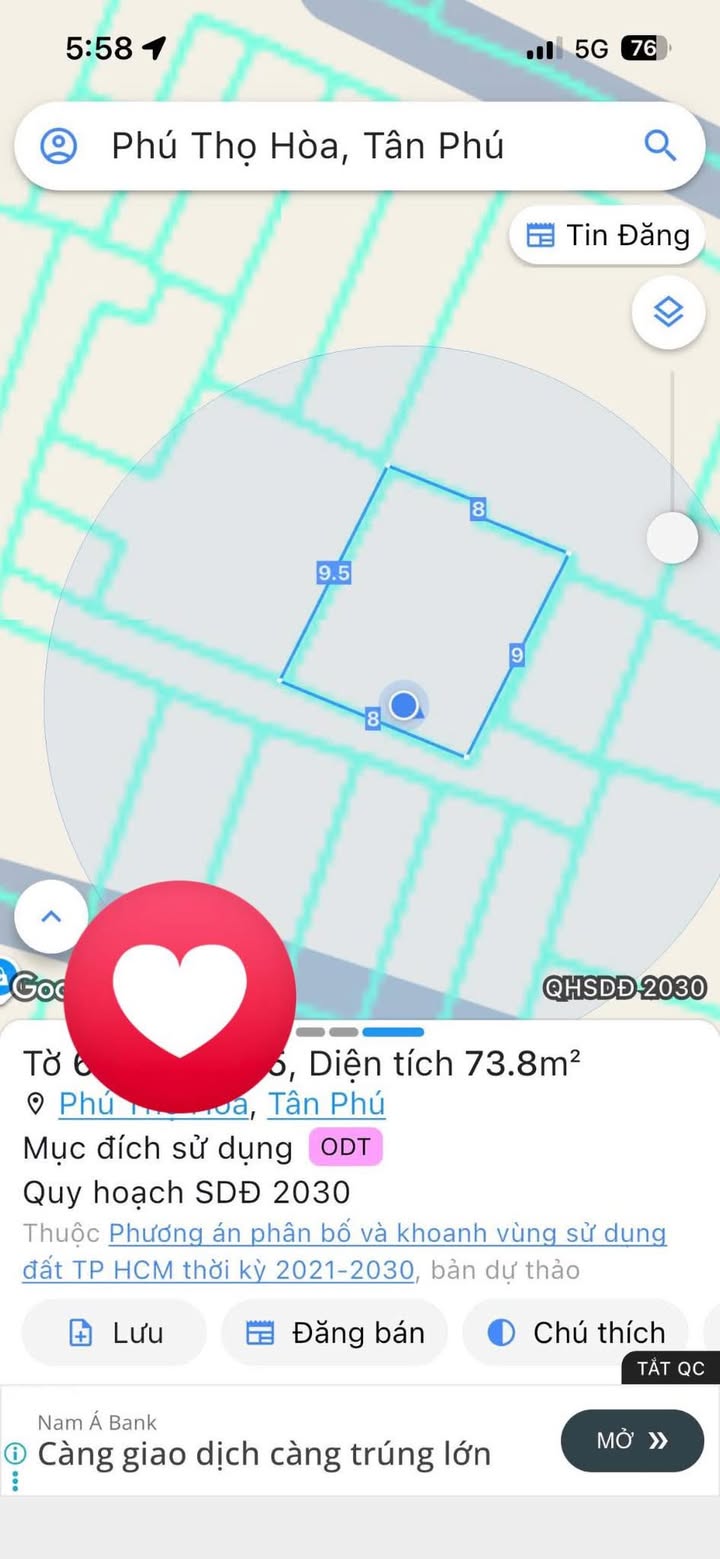 Nhà bán Tân Phú 75m² giá chỉ 4 tỷ - Đầu tư sinh lời tuyệt vời!