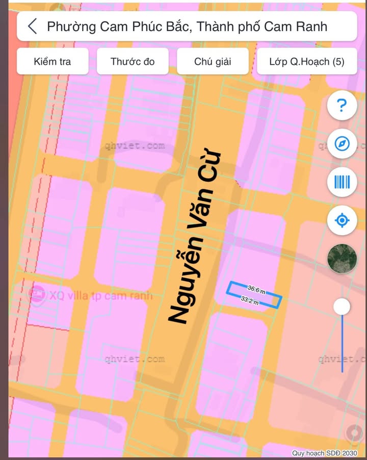 Đất nền Cam Phúc Bắc 250m² giá chỉ 3.1 tỷ - Đường Nguyễn Văn Cừ rộng 44m, cơ hội đầu tư tuyệt vời!