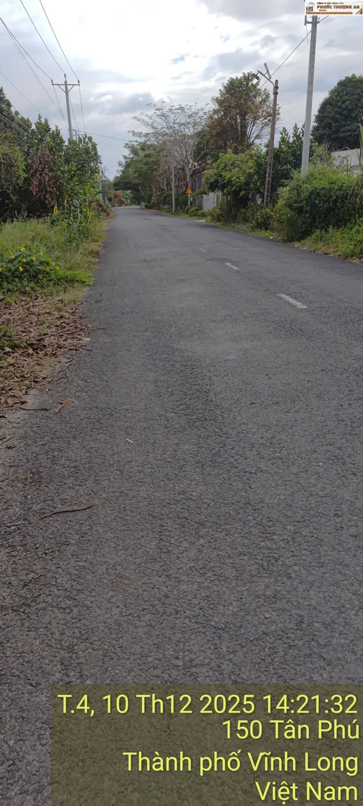 Đất thổ cư Phường Tân Hòa Vĩnh Long 120.7m² giá 839 triệu - Pháp lý an toàn, sổ đỏ chính chủ!