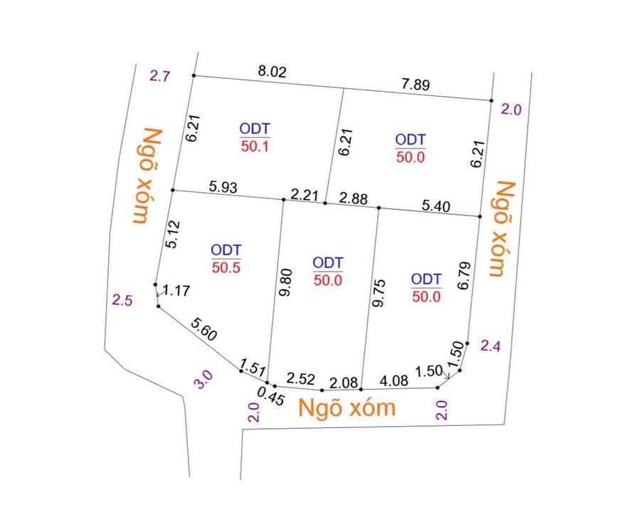 Đất nền lô góc 3 mặt tiền tại Chương Mỹ 250m² - Đầu tư sinh lời hấp dẫn!