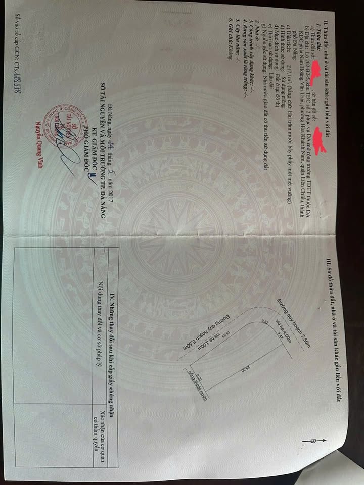 Đất nền góc ngõ Đà Sơn 3, Liên Chiểu 217m² giá 7.8 tỷ - Cơ hội đầu tư tuyệt vời!