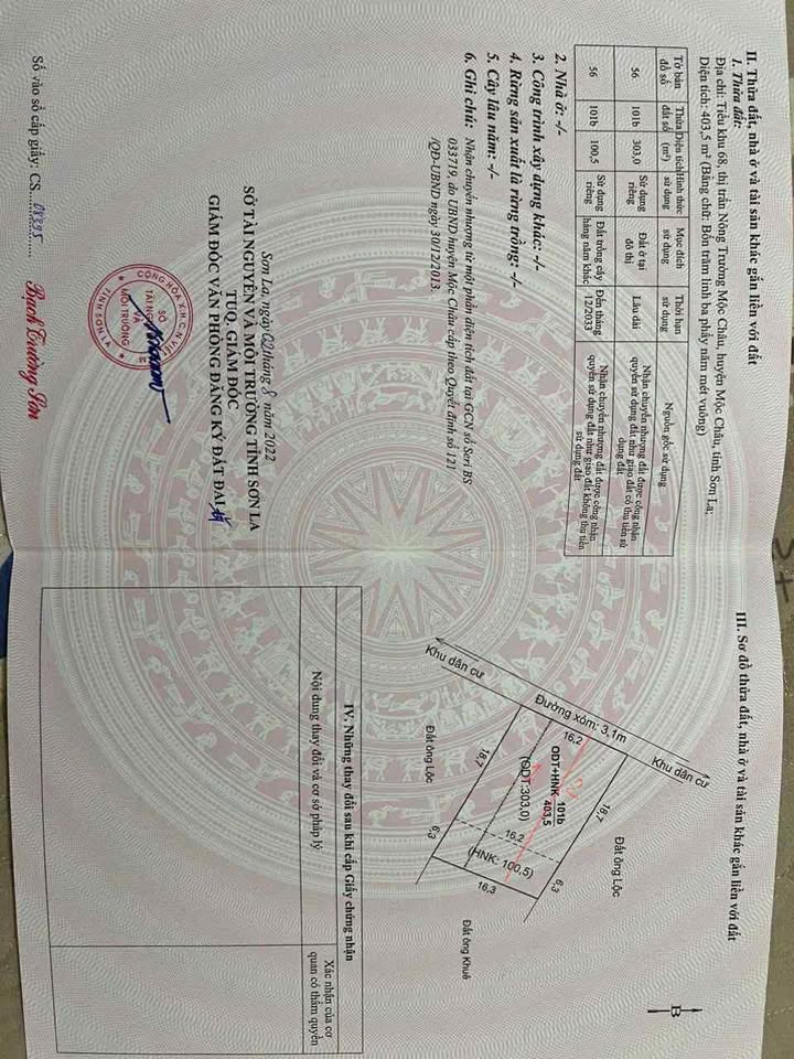 Đất nền Vân Sơn Mộc Châu 140m² giá chỉ 1 tỷ - Cơ hội đầu tư tuyệt vời!