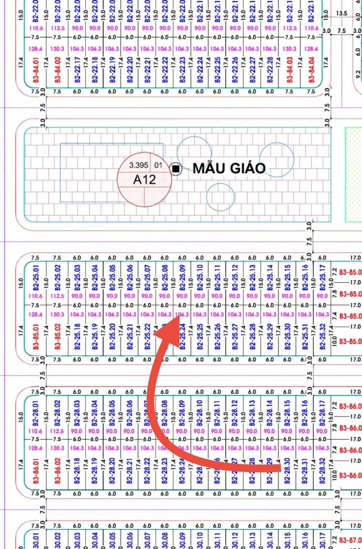 Đất nền Khu V5 FPT Đà Nẵng 104m² giá 5.3 tỷ - Vị trí đẹp, sạch 100%