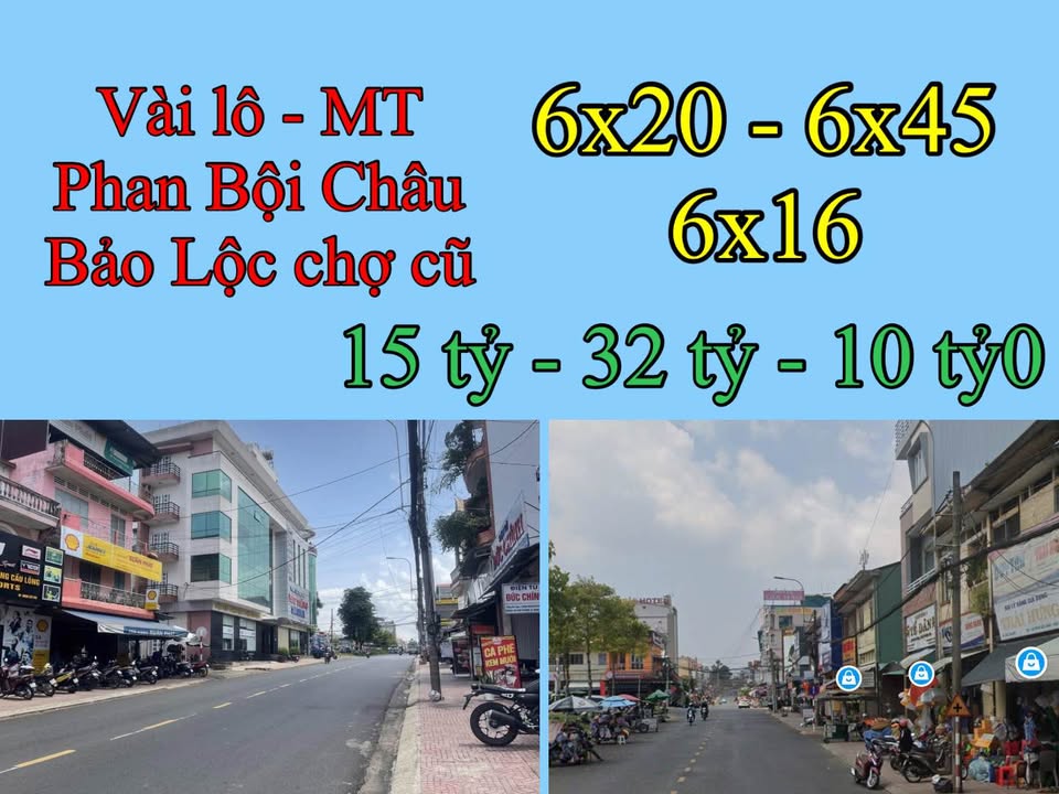 Nhà mặt tiền Phan Bội Châu, Bảo Lộc, 120m² chỉ 15 tỷ - Đầu tư sinh lời ngay!
