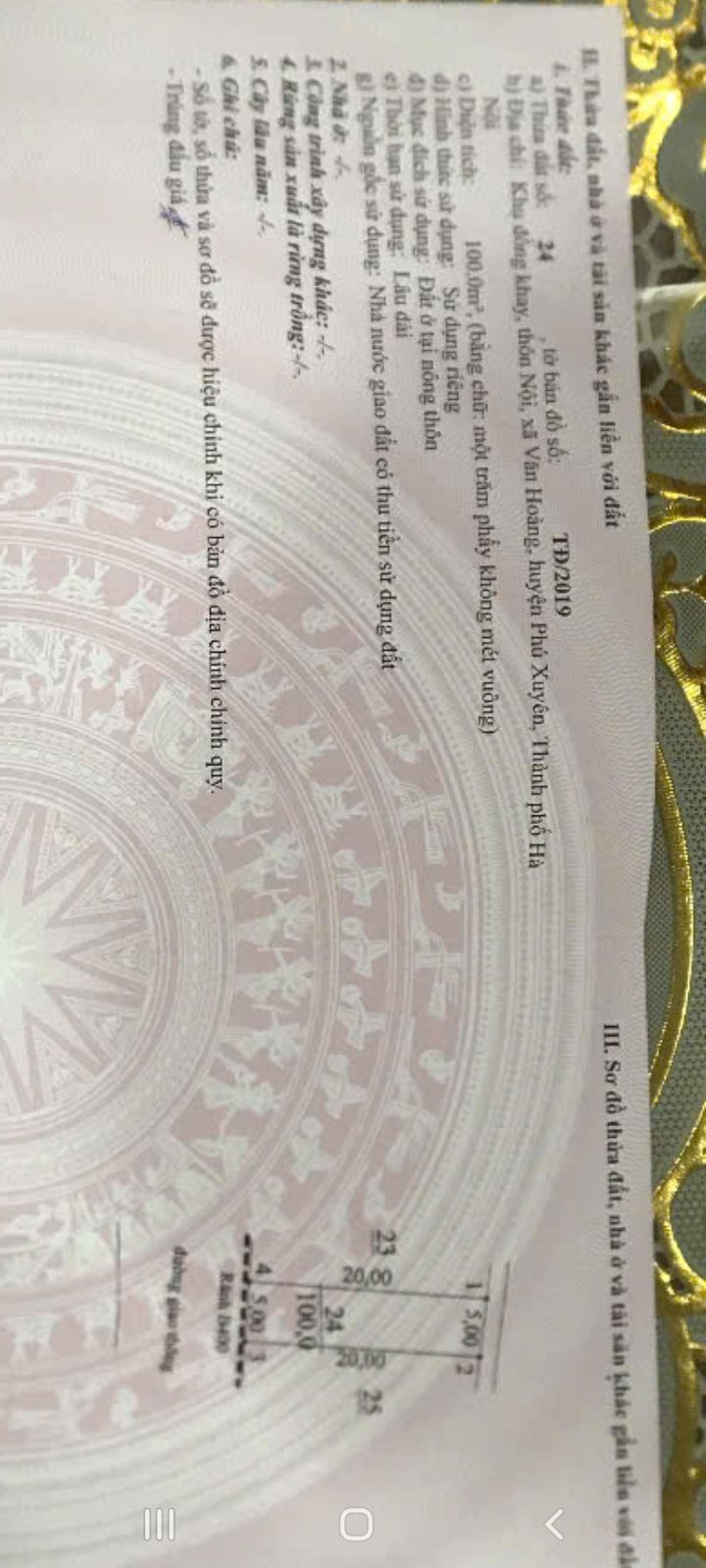 Đất nền Văn Hoàng, Phú Xuyên, Hà Nội 100m² giá 3xx triệu - Cơ hội đầu tư hiếm có!