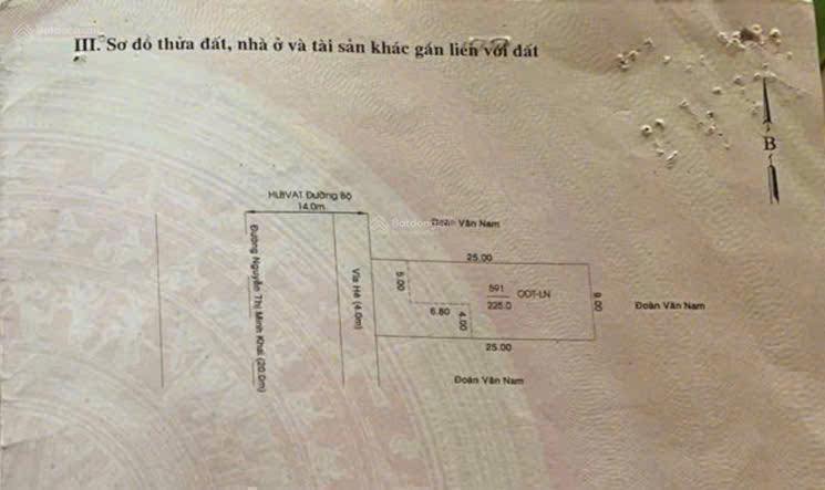 Đất mặt tiền Nguyễn Thị Minh Khai, Phú Hòa 225m² giá 11.9 tỷ - Đầu tư sinh lời ngay!