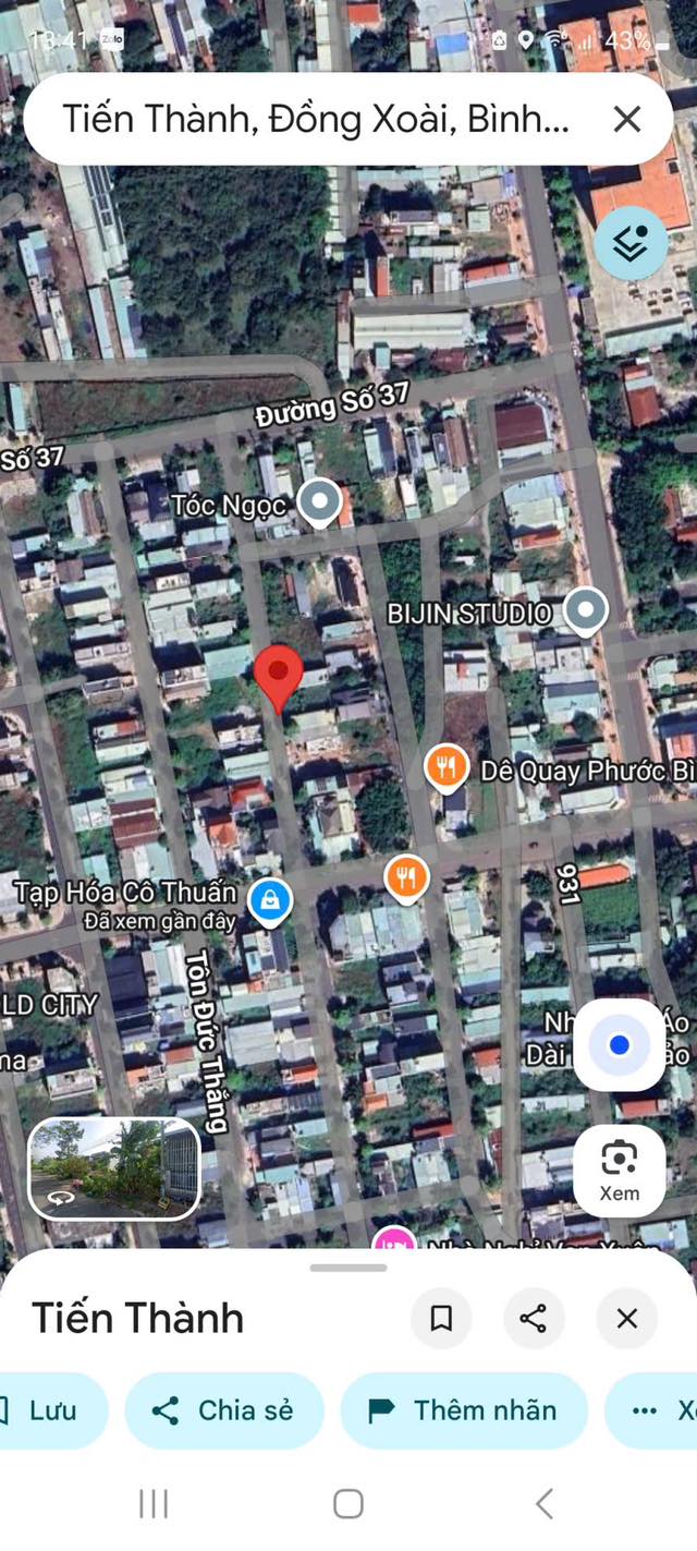 Đất nền Tiến Thành Đồng Xoài 120m² giá 1.2 tỷ - Đầu tư sinh lời ngay!