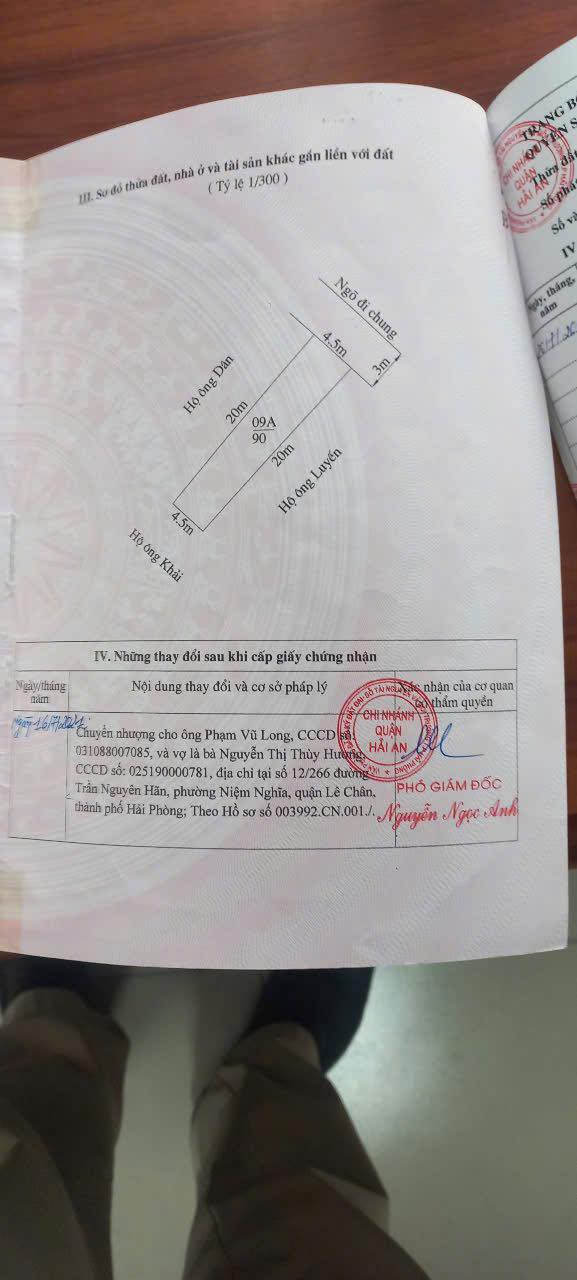 Đất nền Tràng Cát Hải Phòng 90m² giá chỉ 2.05 tỷ - Ngõ ô tô thuận tiện