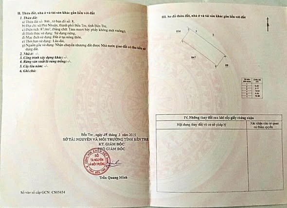 Đất nền Phú Nhuận Bến Tre 87m² giá 750 triệu - Đầu tư sinh lời ngay!