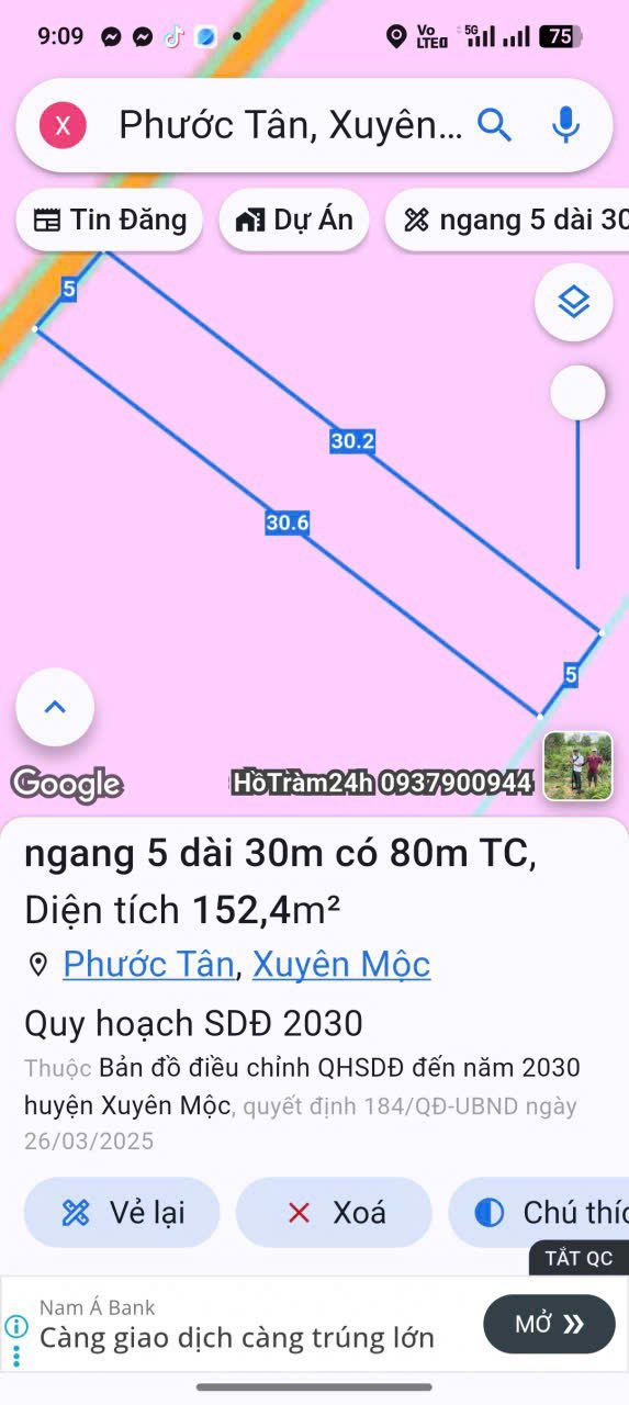 Bán đất Hồ Tràm 150m² giá 780 triệu - Hỗ trợ xây nhà ngay!