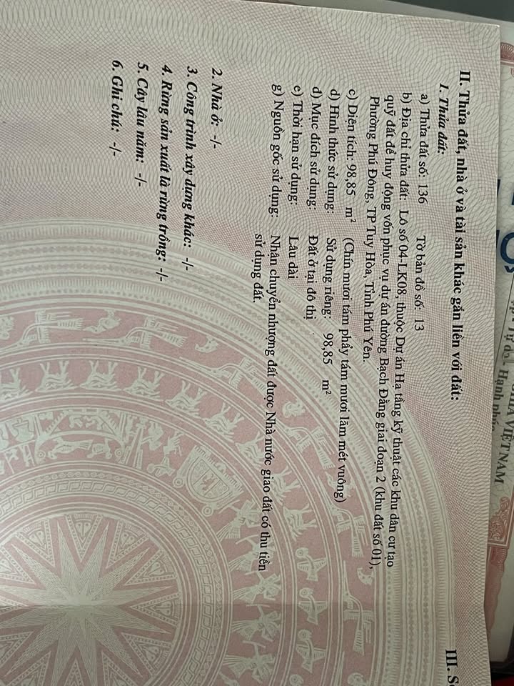 Đất nền Phú Đông, Tuy Hòa 100m² giá 1.9 tỷ - Sổ đỏ chính chủ ngay!