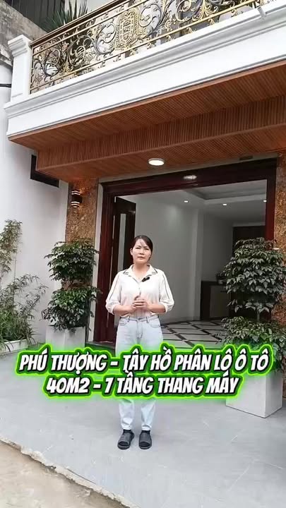 Nhà 7 tầng Phú Thượng, Tây Hồ 40m² giá 11 tỷ - Kinh doanh và ở ngay!