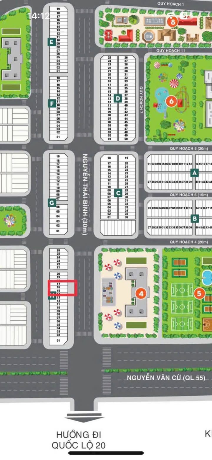 Đất nền Golden City Bảo Lộc 135m² giá 2.4 tỷ - Mặt tiền đường Nguyễn Thái Bình