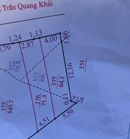 Đất nền đường Trần Quang Khải, Lạng Sơn 71m² - Vị trí đẹp, thuận tiện giao thông