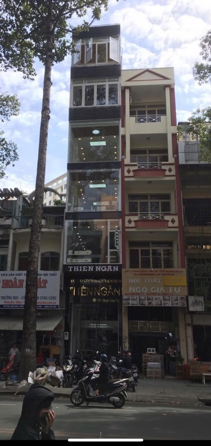 Nhà nguyên căn mặt tiền 291 Ngô Gia Tự, Quận 10 - Thiết kế hiện đại, cho thuê chỉ 75 triệu/tháng!