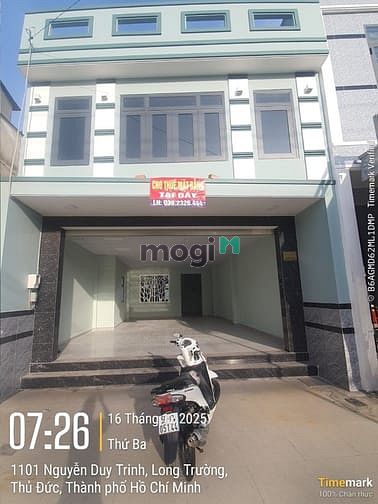 Nhà mặt tiền Nguyễn Duy Trinh, 160m² giá 22 triệu - Kinh doanh đa ngành nghề