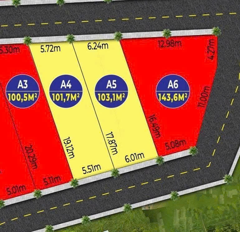 Đất nền Kim Cương 2 mặt thoáng tại KCN Tam Dương 103m² giá 630 triệu - Cơ hội đầu tư tuyệt vời!