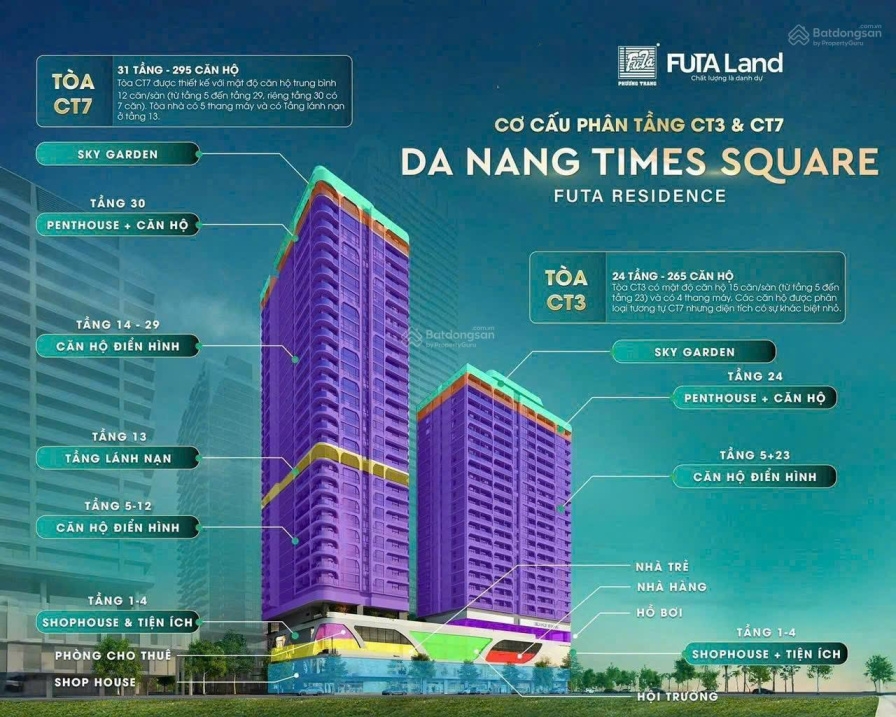 Căn hộ Time Square Đà Nẵng 45m² giá 8 tỷ - Vị trí vàng sát biển Mỹ Khê!