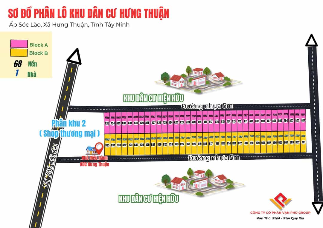 Đất nền Hưng Thuận, Tây Ninh 100m² giá 630 triệu - Đầu tư sinh lời ngay!