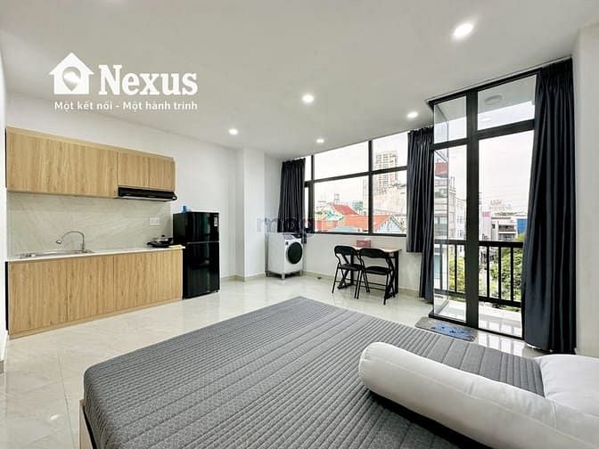 Căn hộ dịch vụ Studio 40m² gần ga Metro Thảo Điền, Quận 2 - Đầy đủ tiện nghi, giá chỉ 7.9 triệu!
